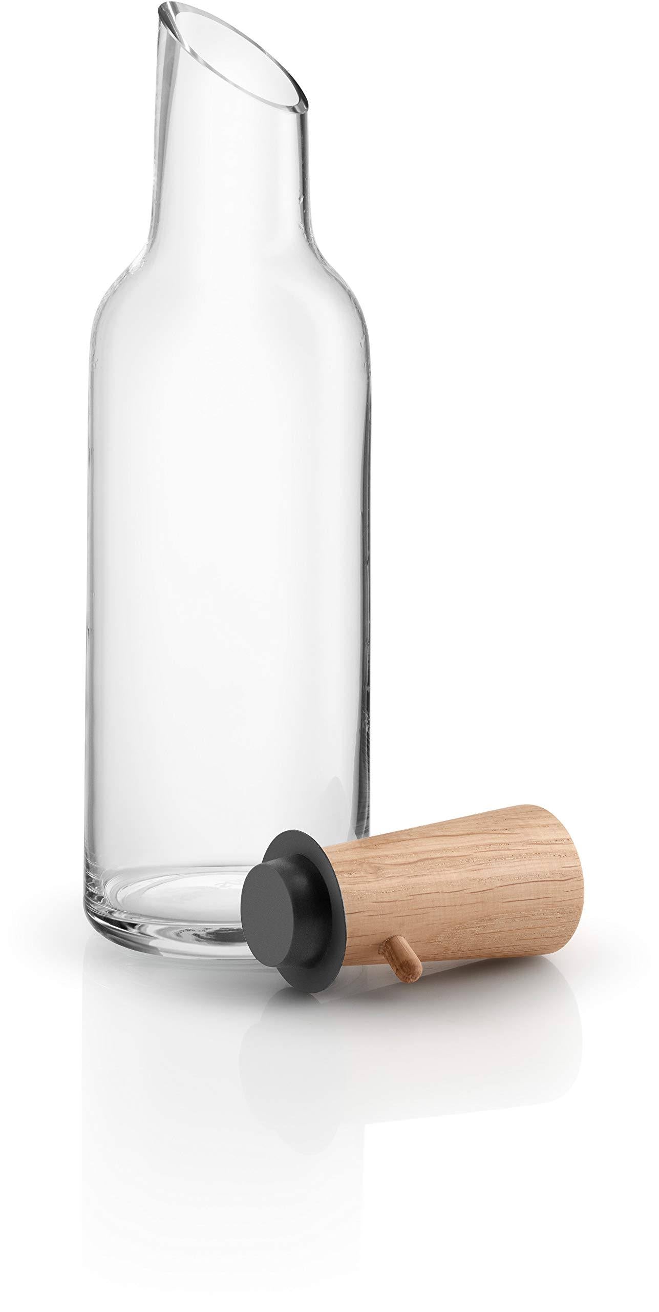 Glass Fridge Carafe with Wooden Stopper C99426