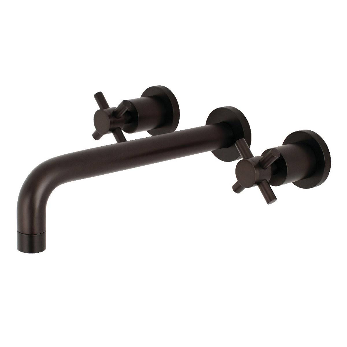 Polished Brass Wall Mount Roman Tub Faucet C496
