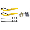 Yellow Razor Snowmobile Skis with 6 inch Round Bars Complete Kit R99629