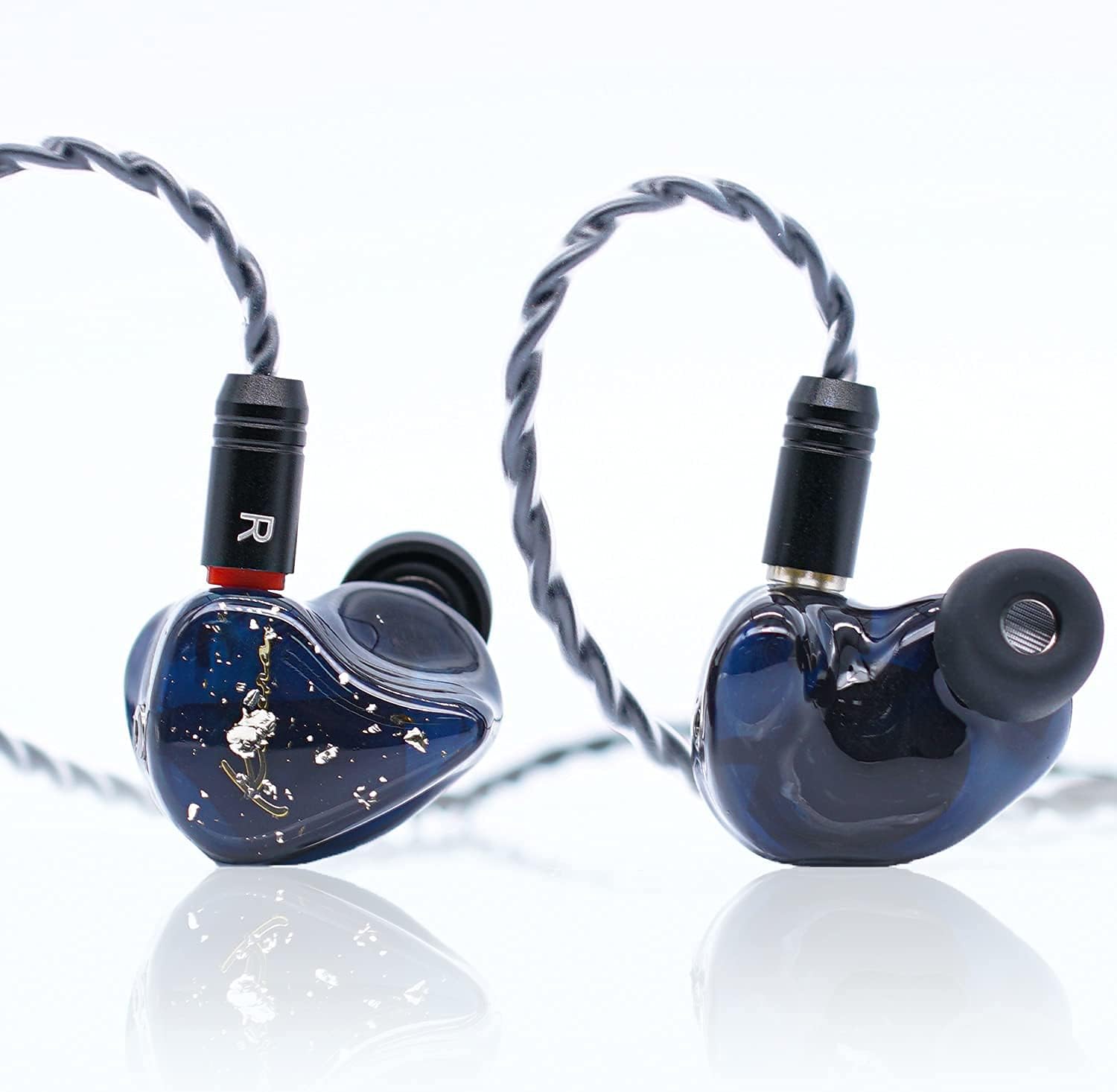 3D Printed Hybrid Driver In Ear Monitor with Detachable Cables F6238