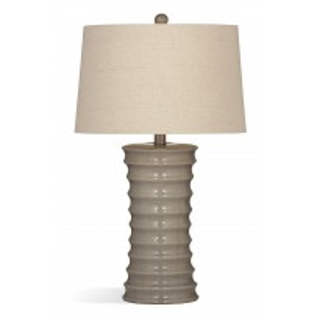 Gray Crackle Ceramic Table Lamp Q97378