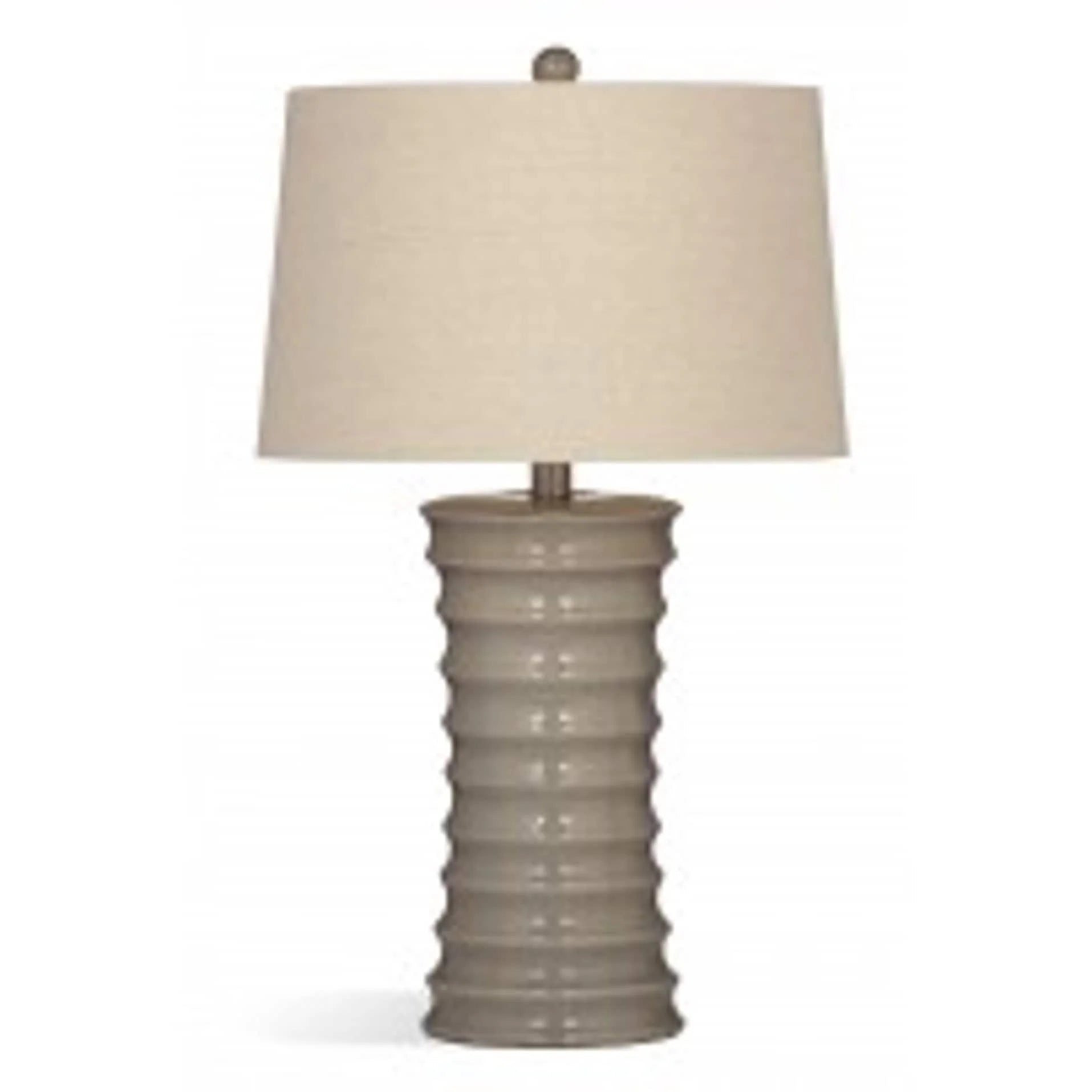 Gray Crackle Ceramic Table Lamp Q97378