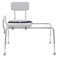 Sliding Transfer Bench with Cut-Out Swivel Seat S212362