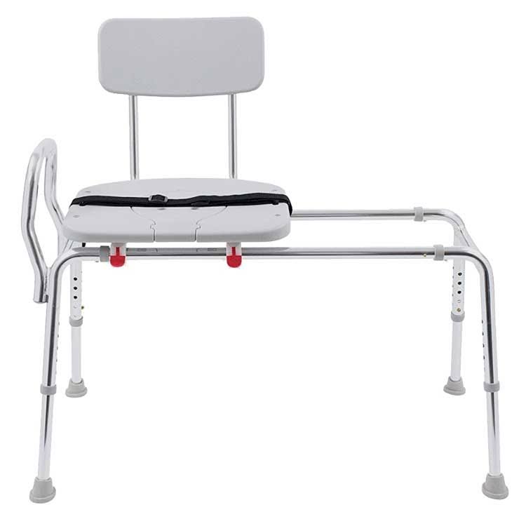 Sliding Transfer Bench with Cut-Out Swivel Seat S212362