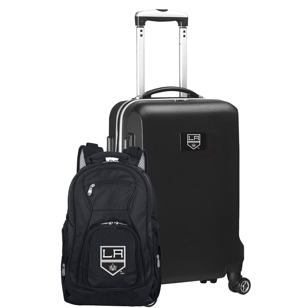 Black 2-Piece Backpack and Carry on Set V95419