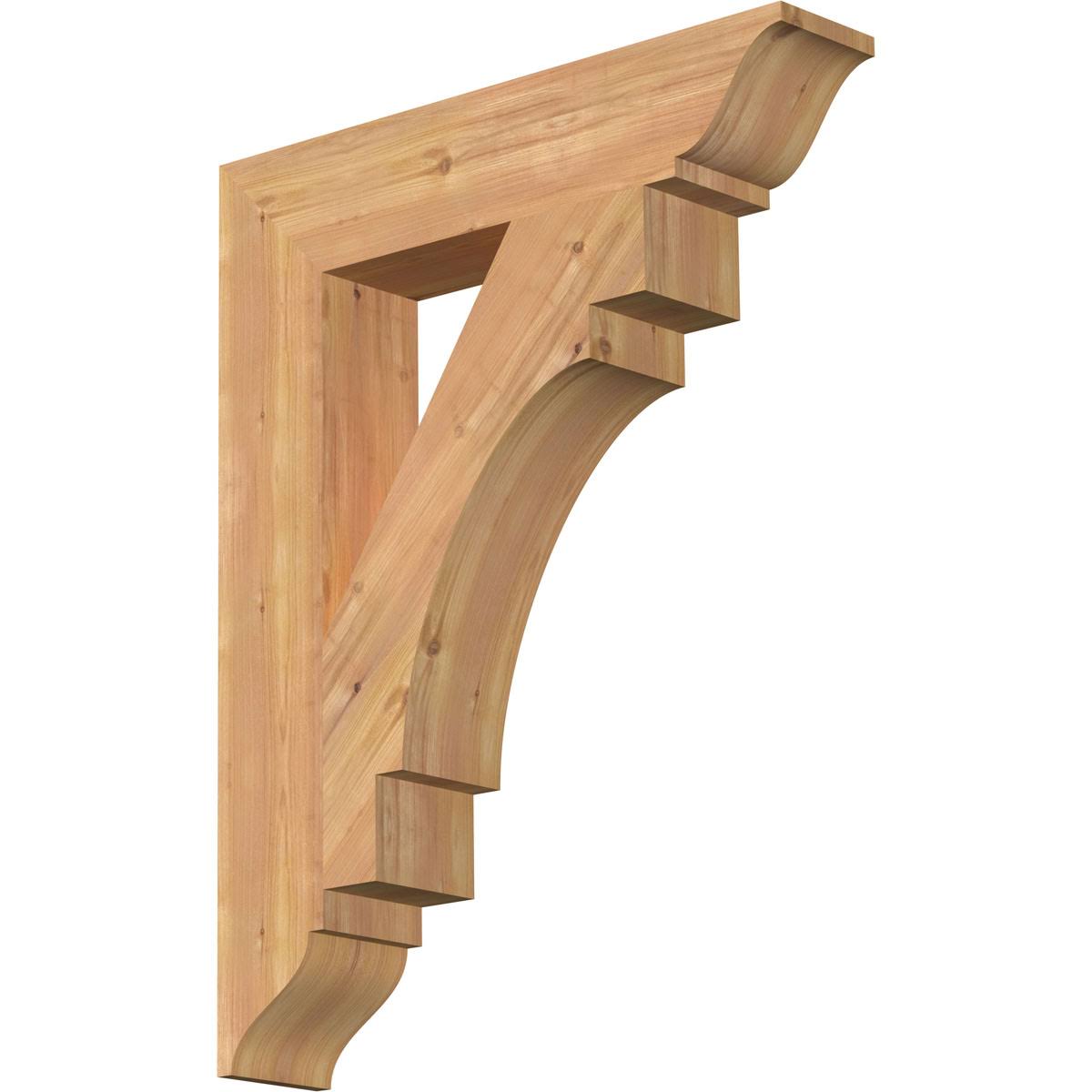 5 1/2x22W x 28x22D x 36x22H Merced Traditional Smooth Bracket A789