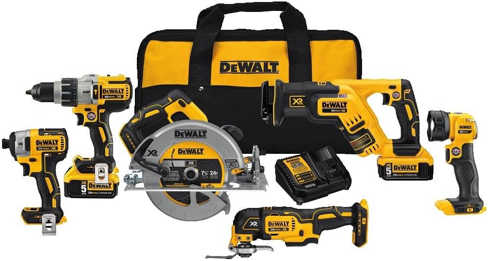 20V MAX XR Brushless Combo Kit, 6-Tool U6788