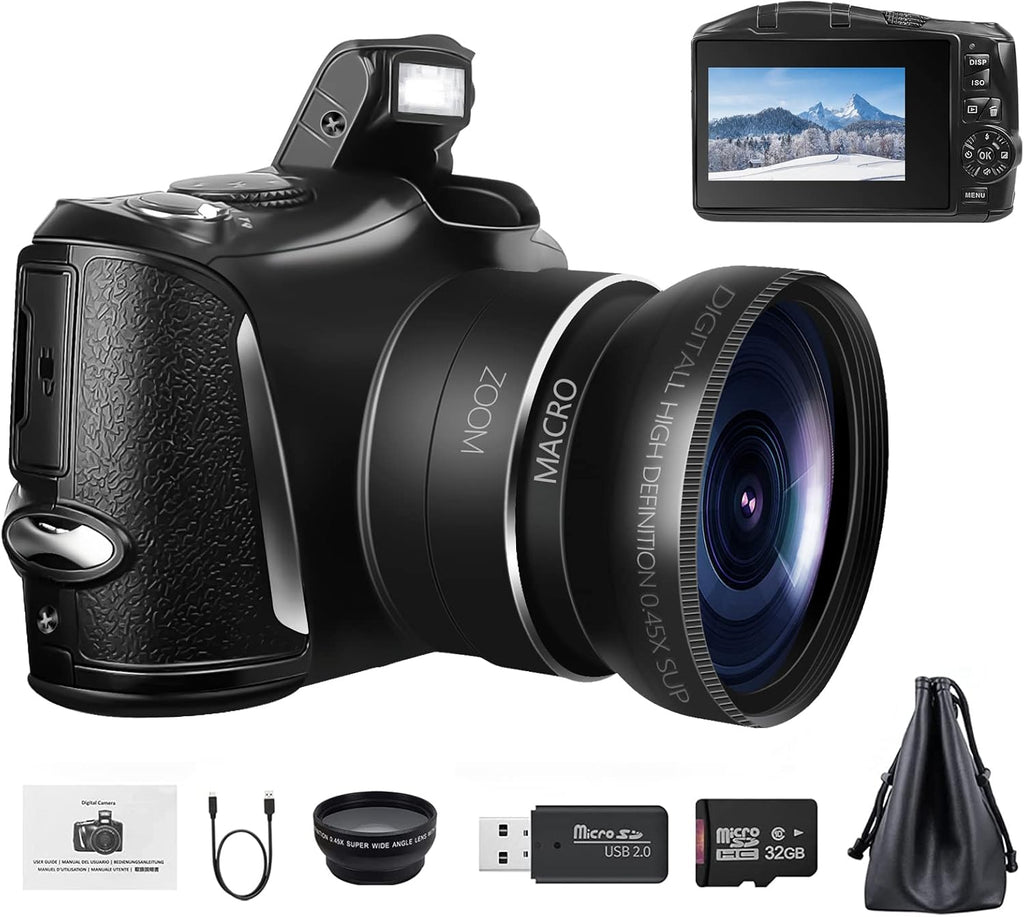 4K 48MP Compact Camera with 32G SD Card L8061