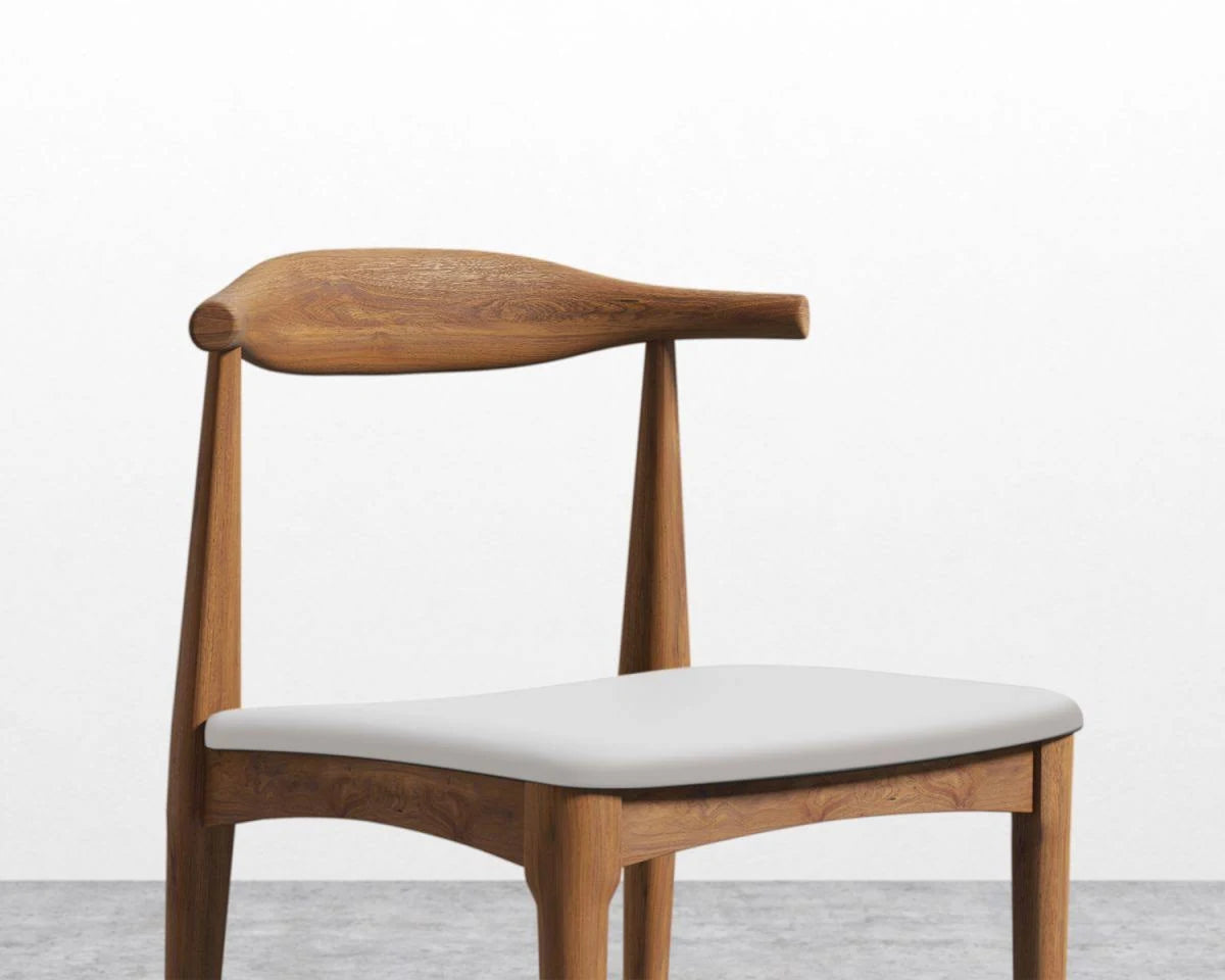 Chartreuse Walnut Stain Elbow Chair N41070