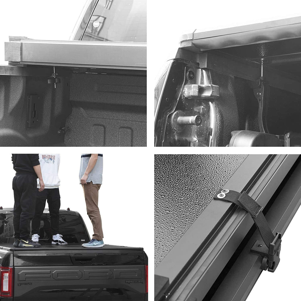 Hard Tri Fold Truck Bed Tonneau Cover for Gladiator JT F4022