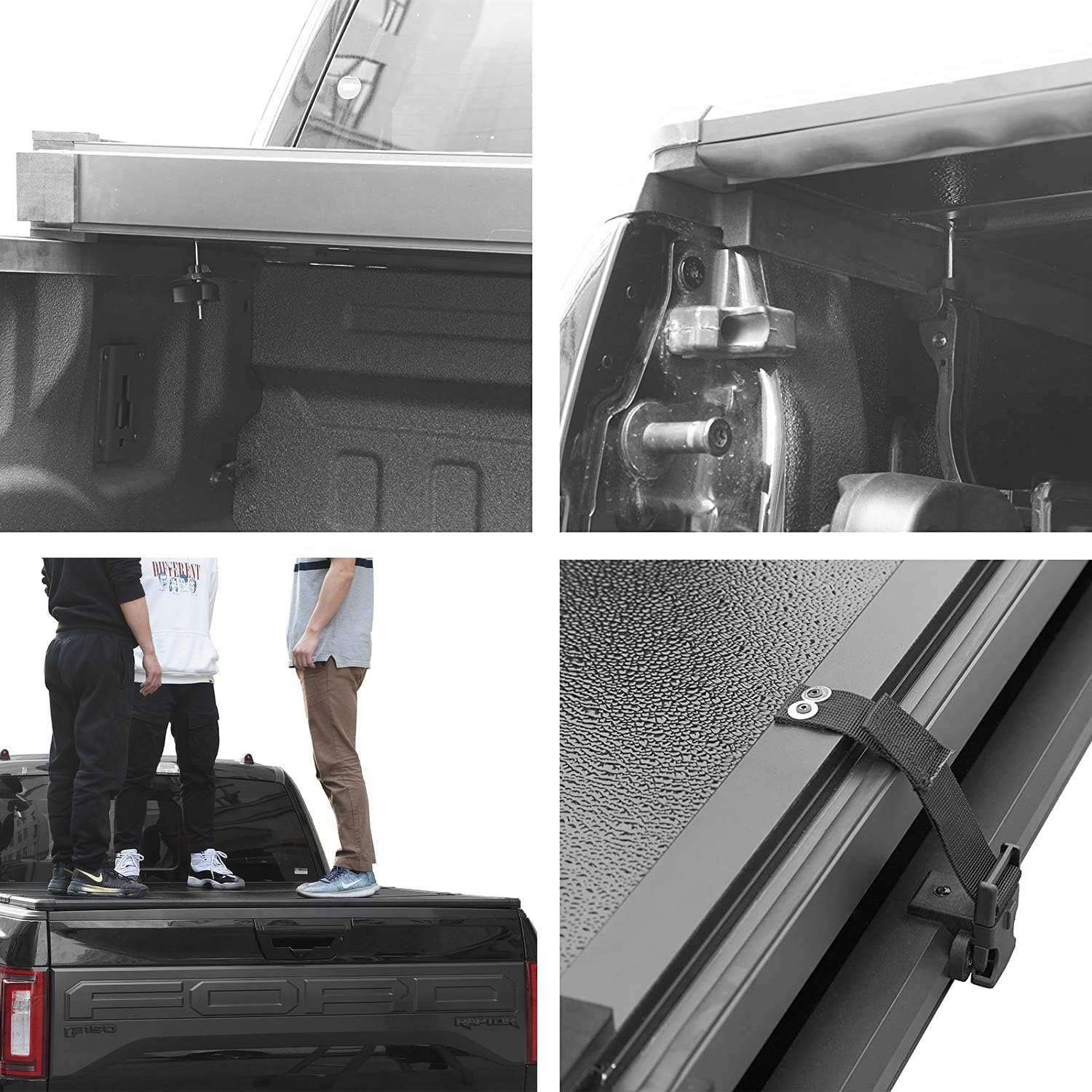 Hard Tri Fold Truck Bed Tonneau Cover for Gladiator JT F4022