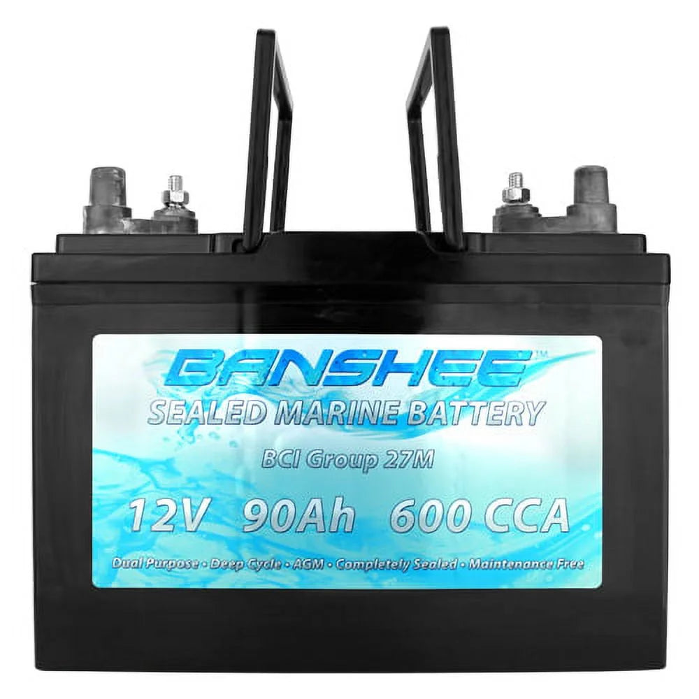 Group 27 Sealed AGM Deep Cycle Marine Battery U286