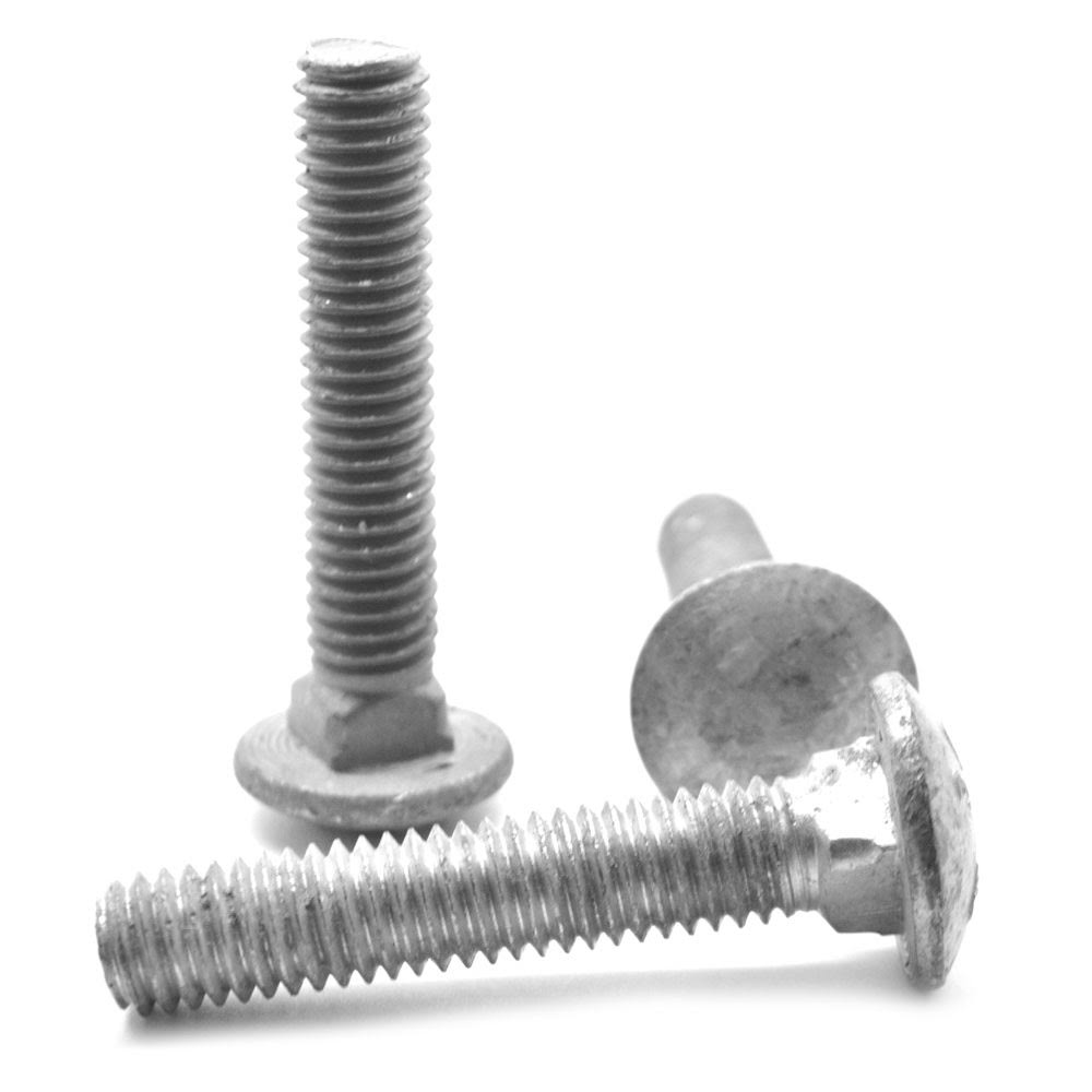1/2x22-13 x 5 1/2x22 Coarse Thread A307 Grade A Carriage Bolt Low Carbon Steel Hot Dip Galvanized I592