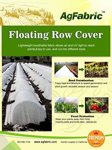 0.9oz 10x100ft Heavy Floating Row Cover and Plant Blanket F4535