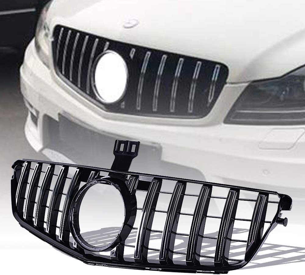 Car Grille Grill For 2007-2014 Mercedes-Benz C-Class W204 I806