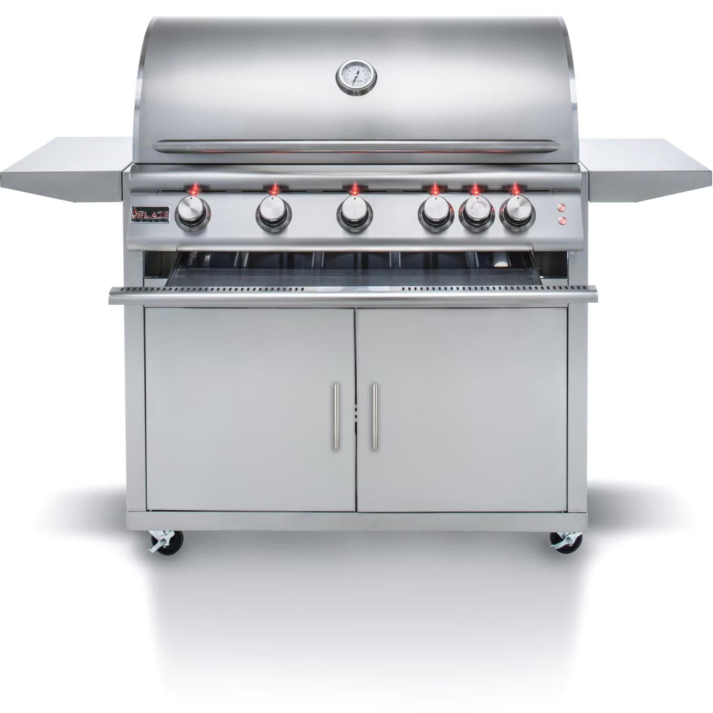 40-Inch 5-Burner Natural Gas Grill with Rear Infrared Burner X44930