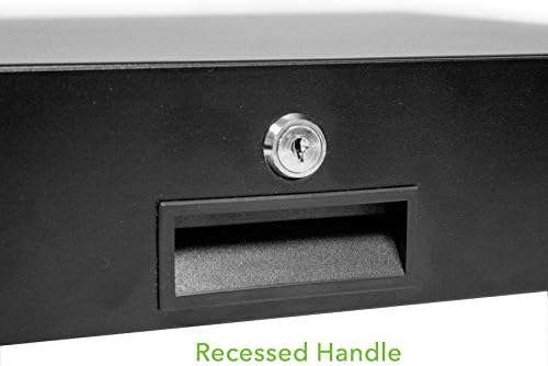 19 Inch Rack Mount Lockable Deep Drawer 2U Pack of 2 J3558