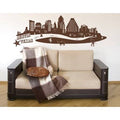 Red 59in x 20in Cityscape Wall Decal I506965