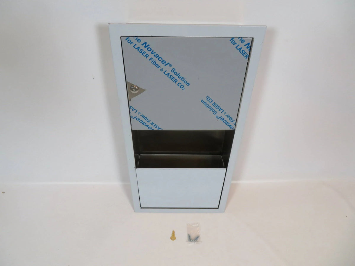 Stainless Steel Recessed Mounted Towel Dispenser/Waste Receptacle A479