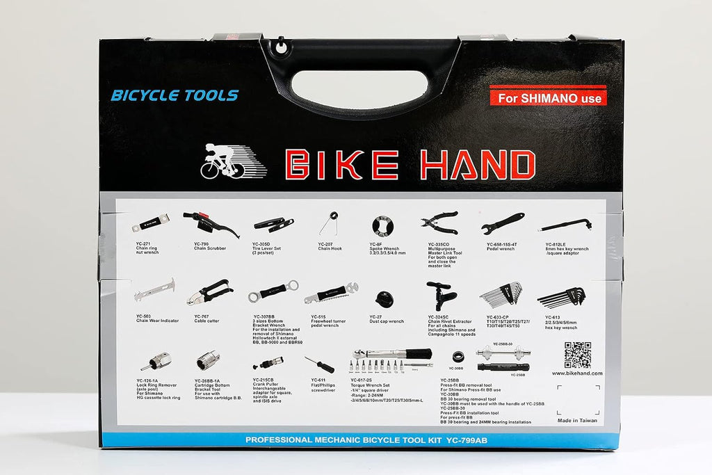 Bicycle Repair Tool Kit with Torque Wrench in Storage Case I150