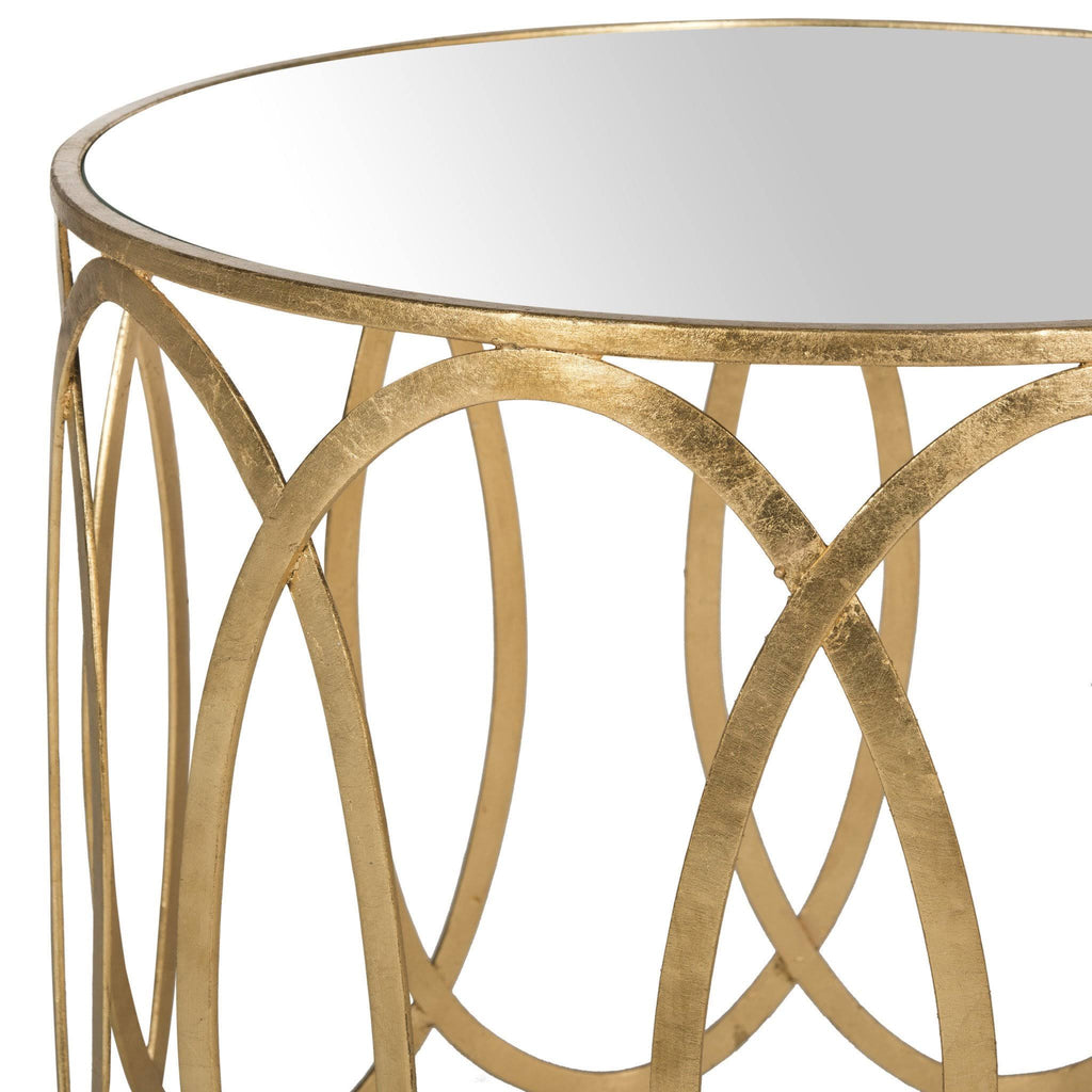 Gold Leaf Accent Table A360