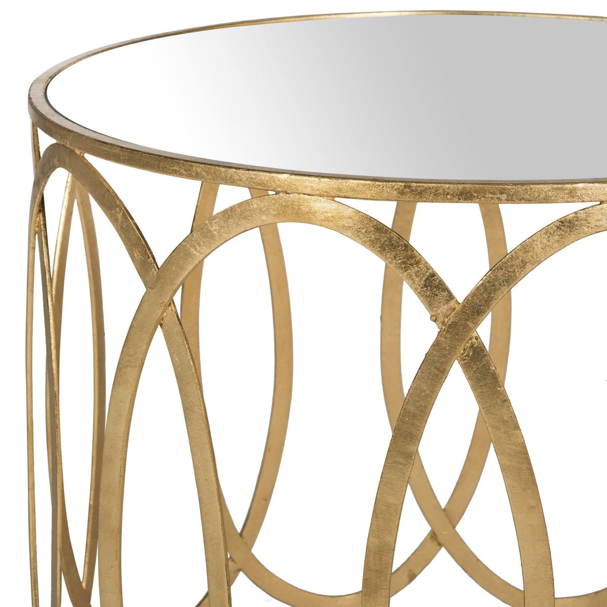Gold Leaf Accent Table A360