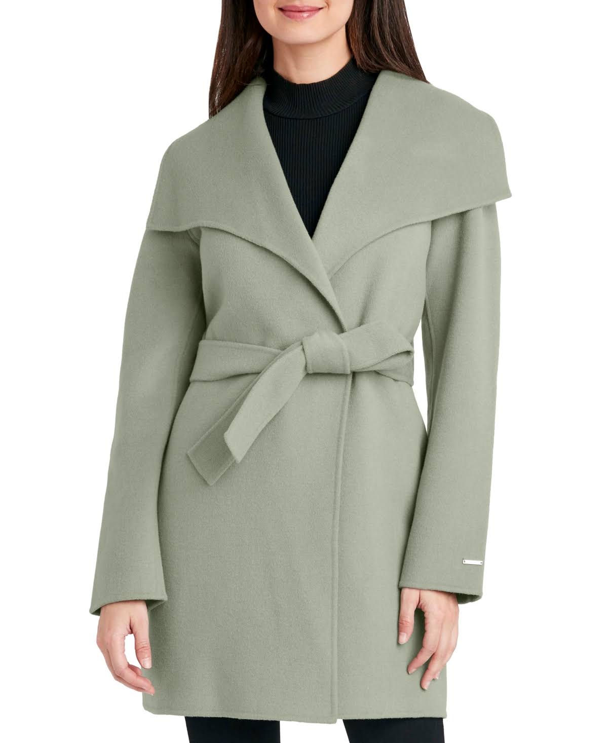 Sage Double Face Wool Coat I853314