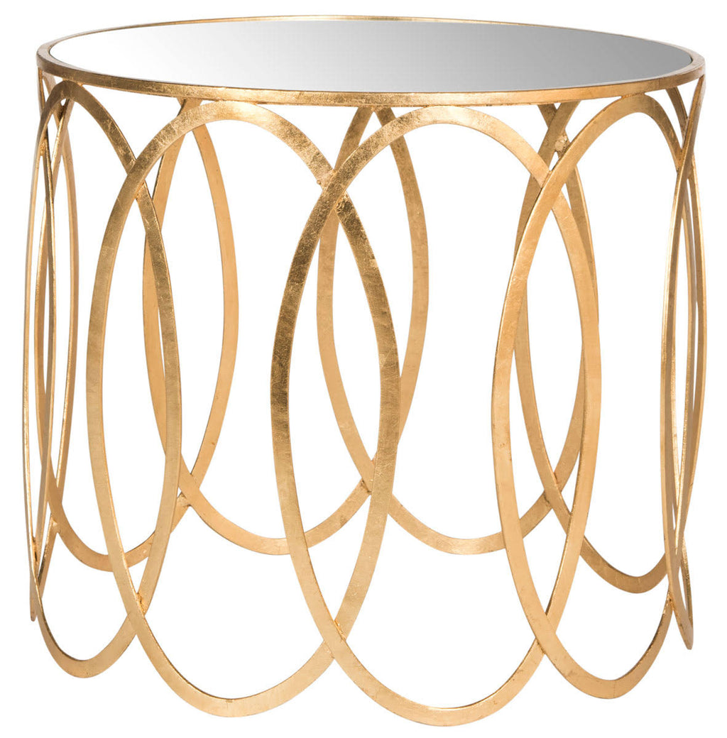 Gold Leaf Accent Table A360