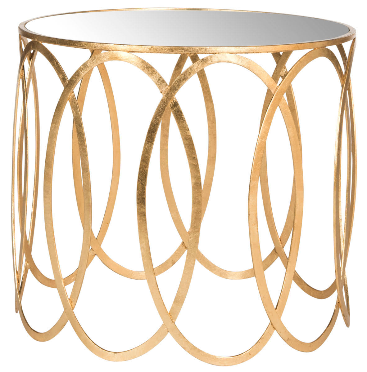Gold Leaf Accent Table A360