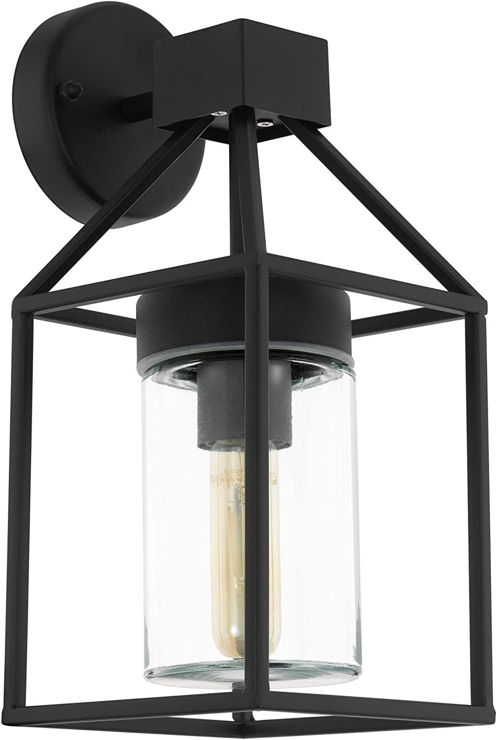 Schwarz/Klar Wall Light E27 F779113