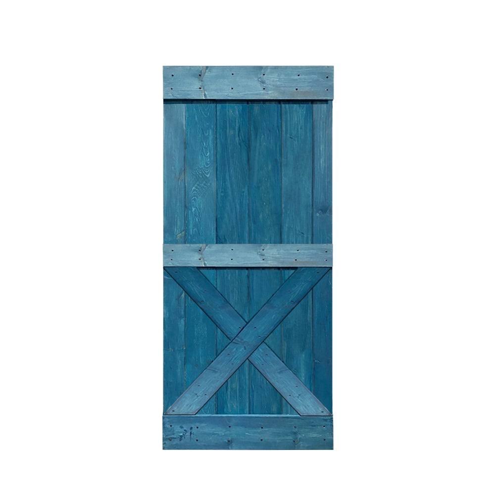 Solid Knotty Pine Wood Interior Sliding Barn Door Slab M425