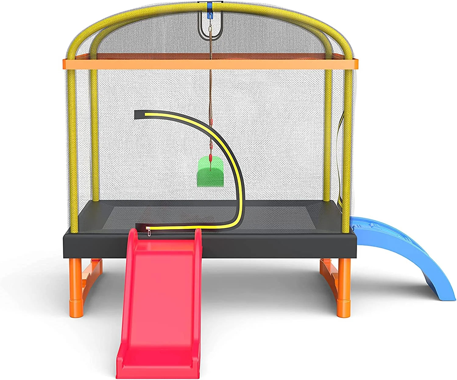 6.5ft 4-in-1 Toddler's Trampoline with Safety Net Enclosure A41811