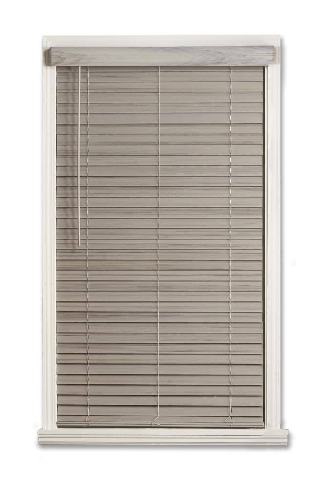 Cordless Faux Wood Room Darkening Horizontal Blind N36565
