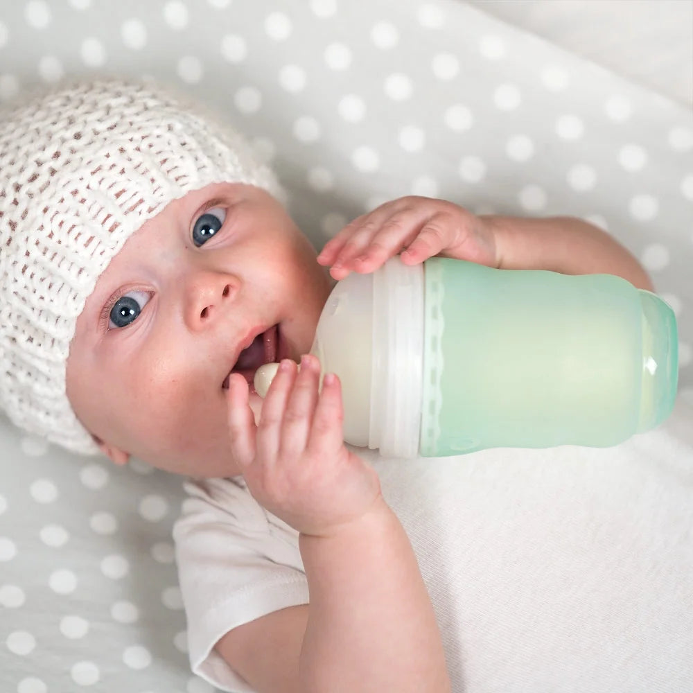 Silicone Baby Bottle 8oz 2-Pack D885273