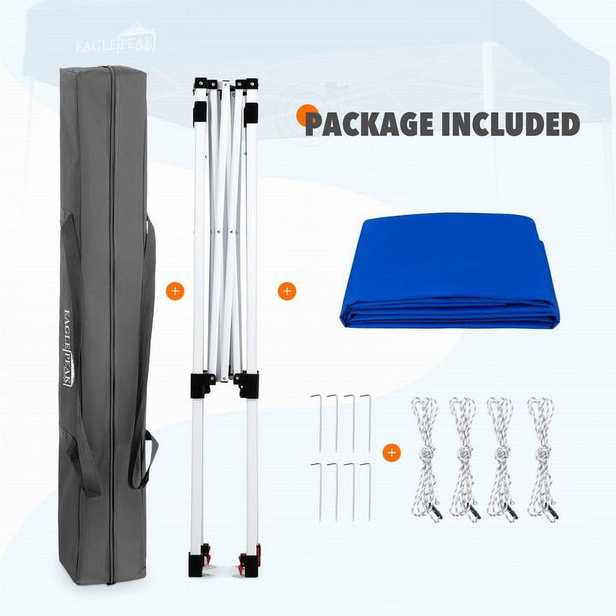 5x5ft Pop Up Canopy Tent Straight Leg Folding Shelter P73440