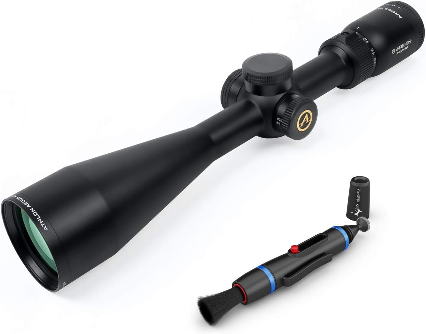 Athlon Argos HMR Riflescope with Lens Cleaning Pen Bundle O909