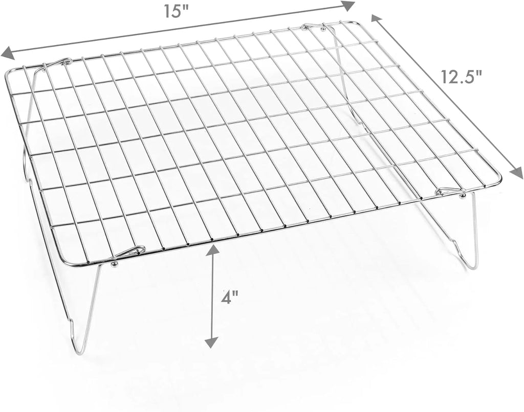 Stainless Steel Accessory Shelf With Folding Legs O77804