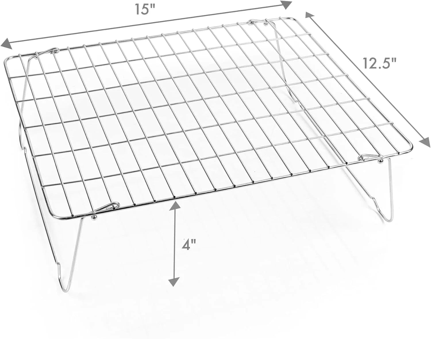 Stainless Steel Accessory Shelf With Folding Legs O77804