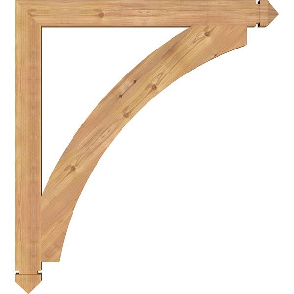 3 1/2x22W x 36x22D x 40x22H Western Red Cedar Bracket Q97609