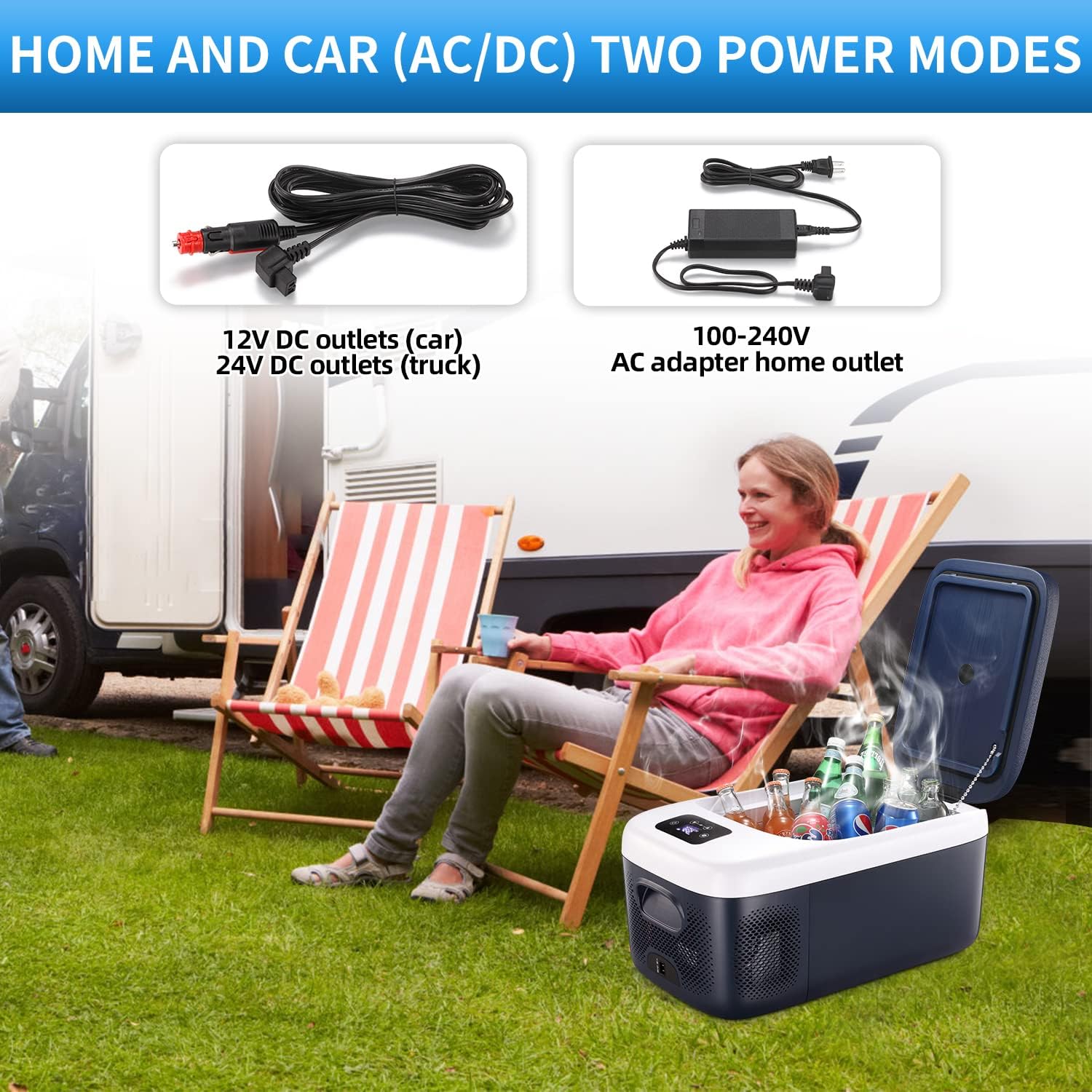 Portable Electric Car Refrigerator 20 Qt (18L) K407
