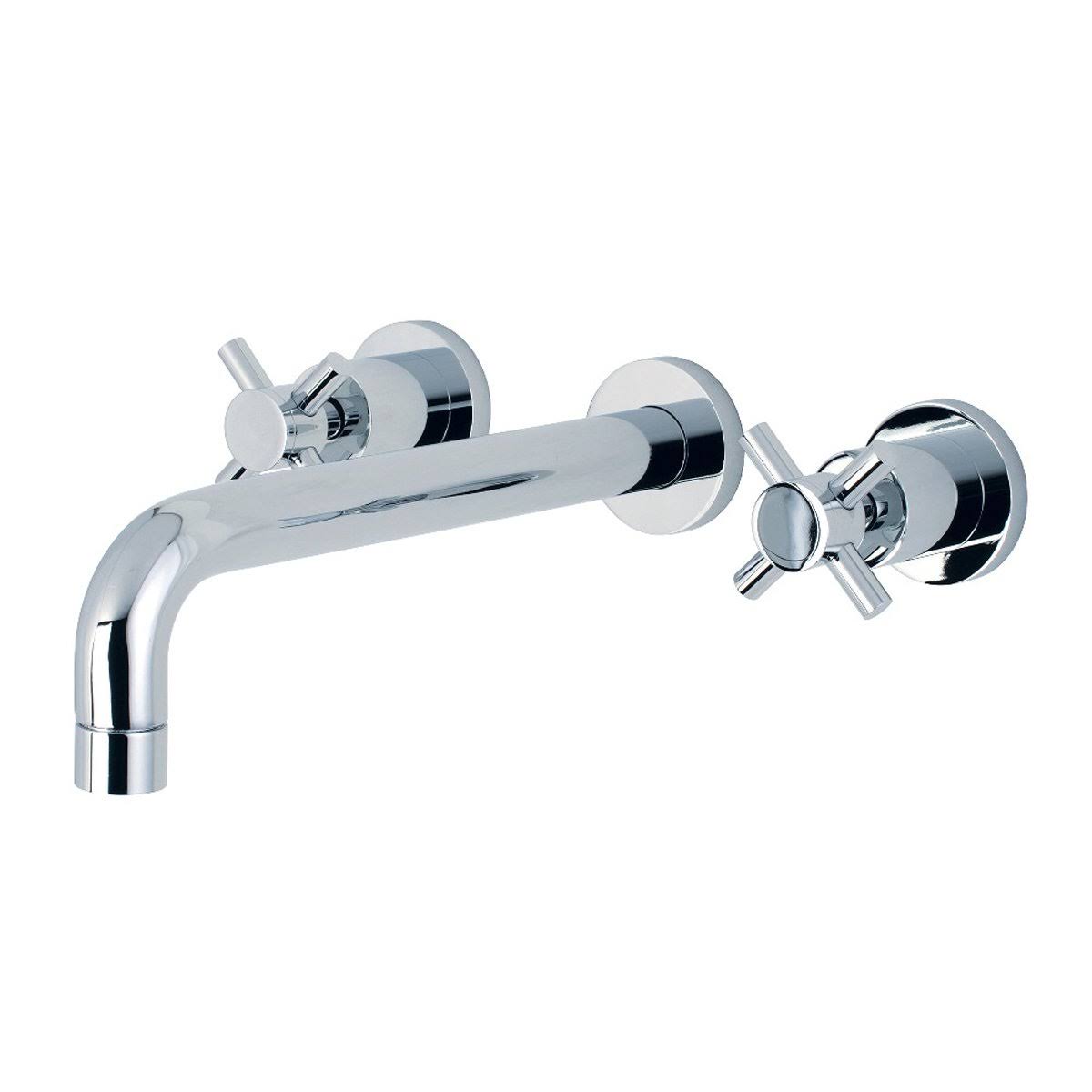 Polished Brass Wall Mount Roman Tub Faucet C496