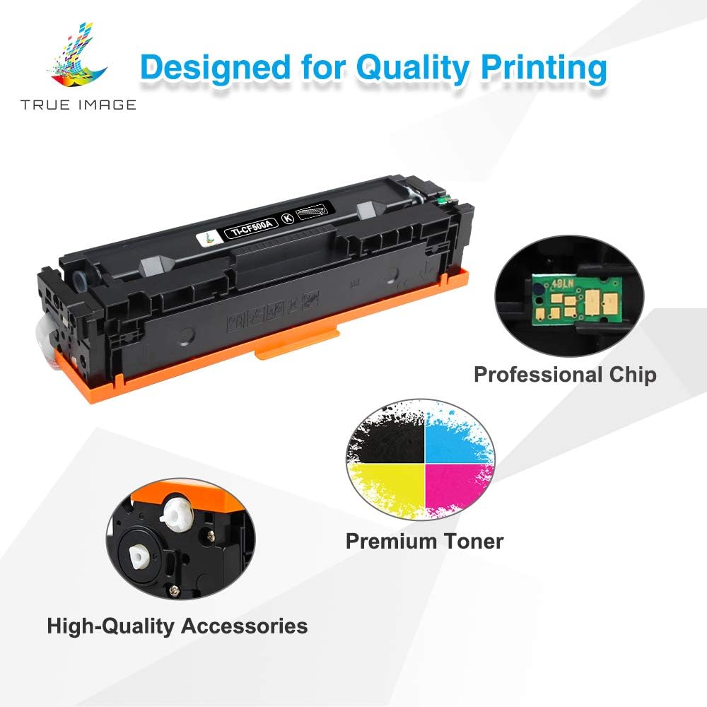 5-Pack Toner Cartridge for HP 202A CF500A O144536