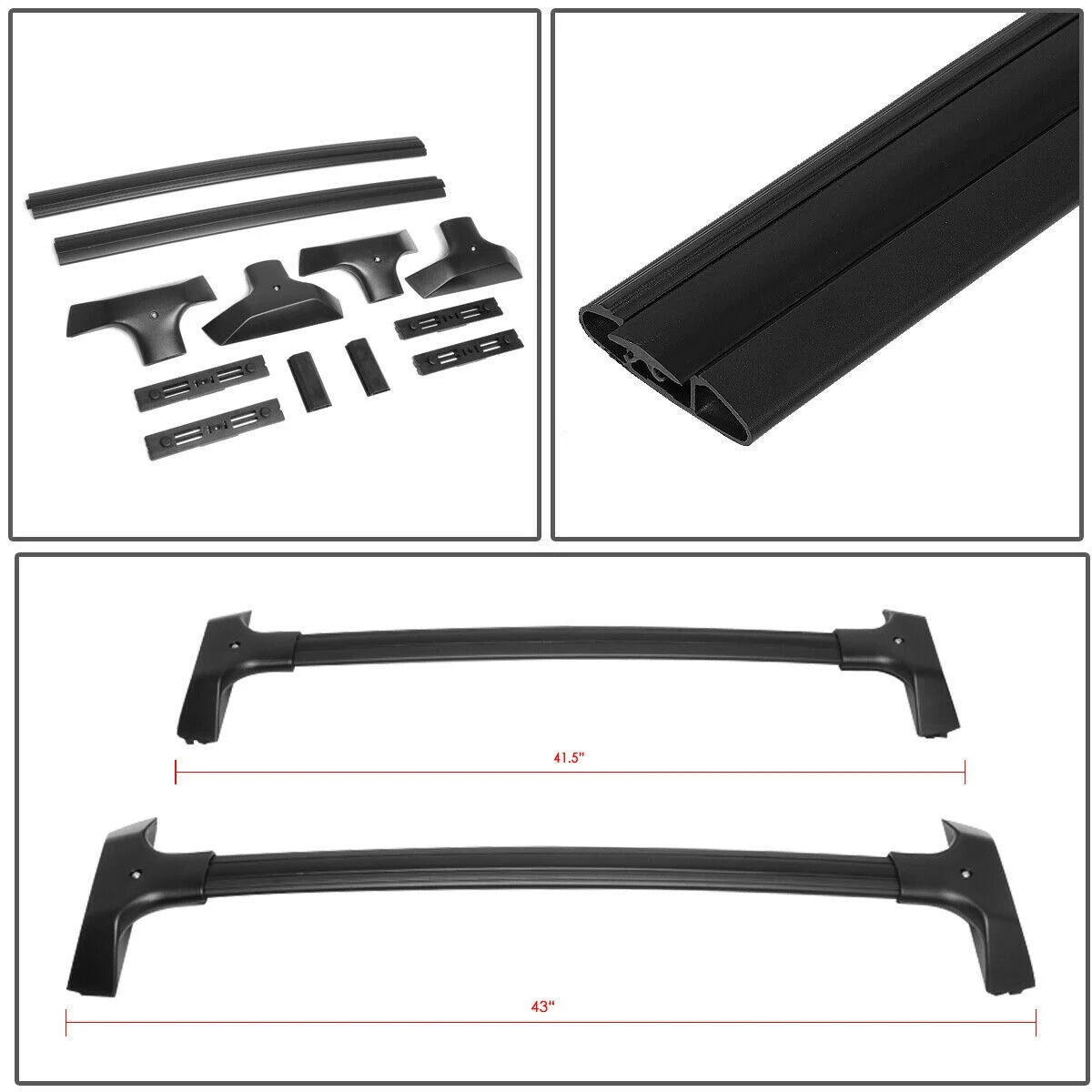 Pair OE Style Roof Rack Cross Bar M560