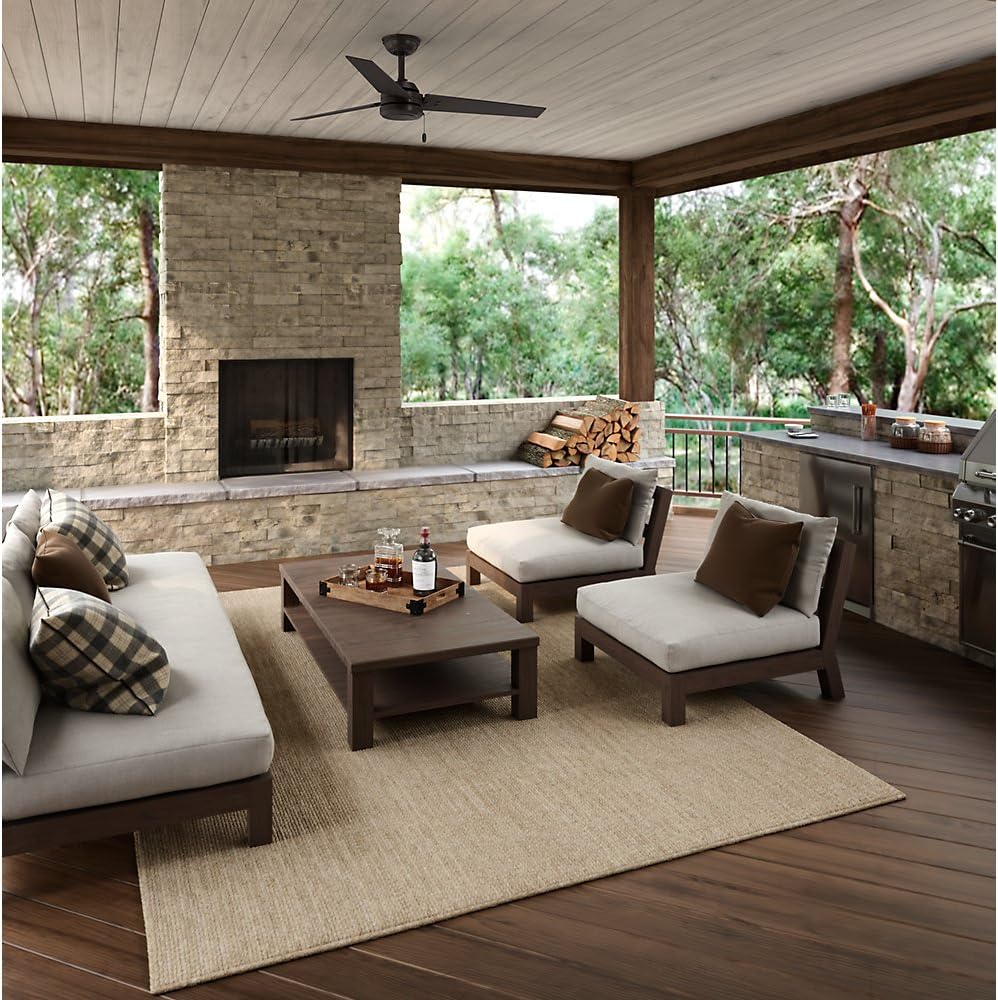 Premier Bronze 52 Ceiling Fan with Pull Chain Control P18257
