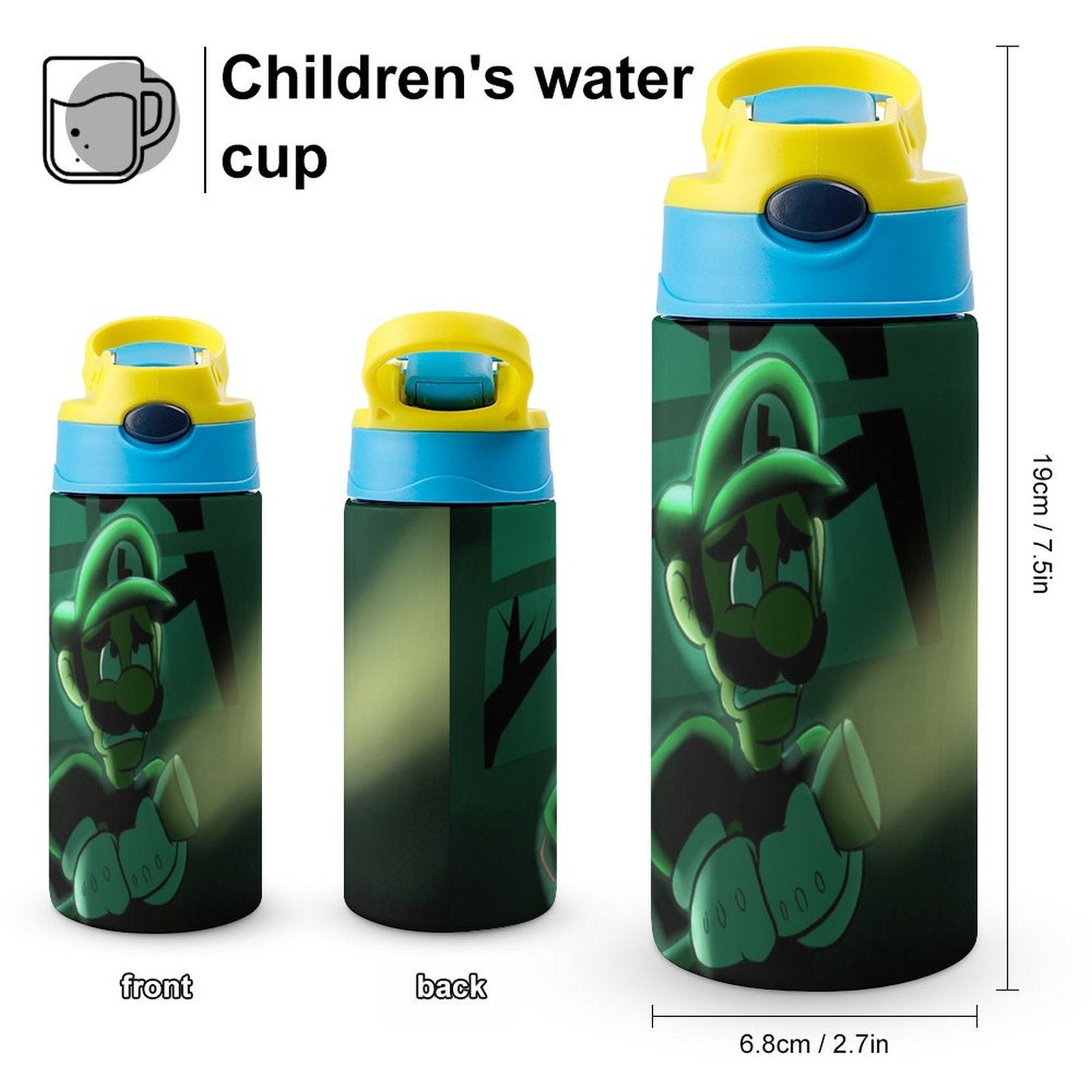 Insulated Stainless Steel Water Bottle with Straw W645
