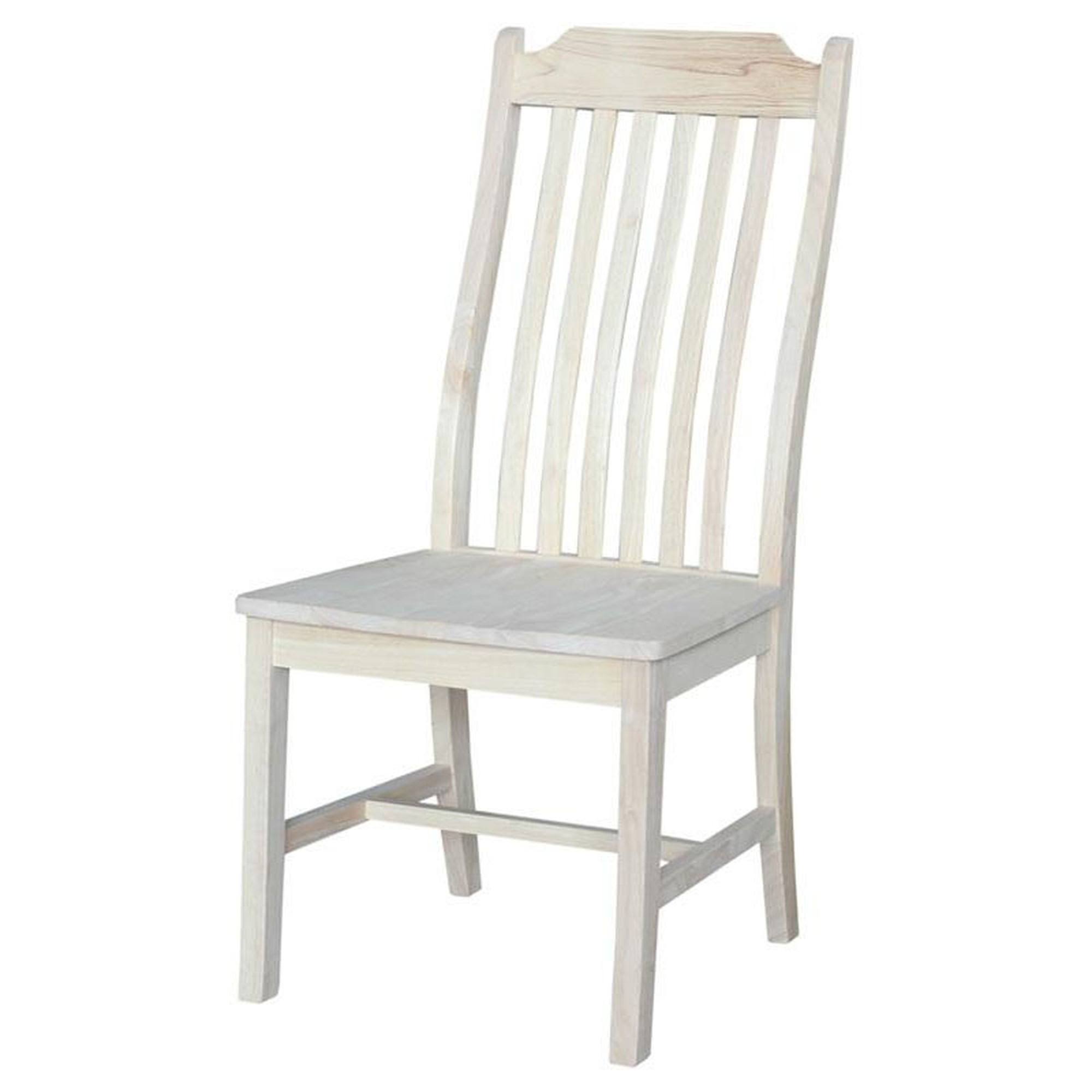 Set of 2 Steambent Mission Chair Unfinished Y527