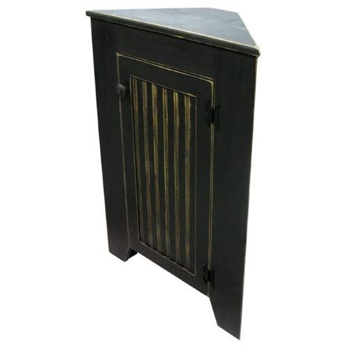 Antique Turquoise Corner Storage Cabinet E98810