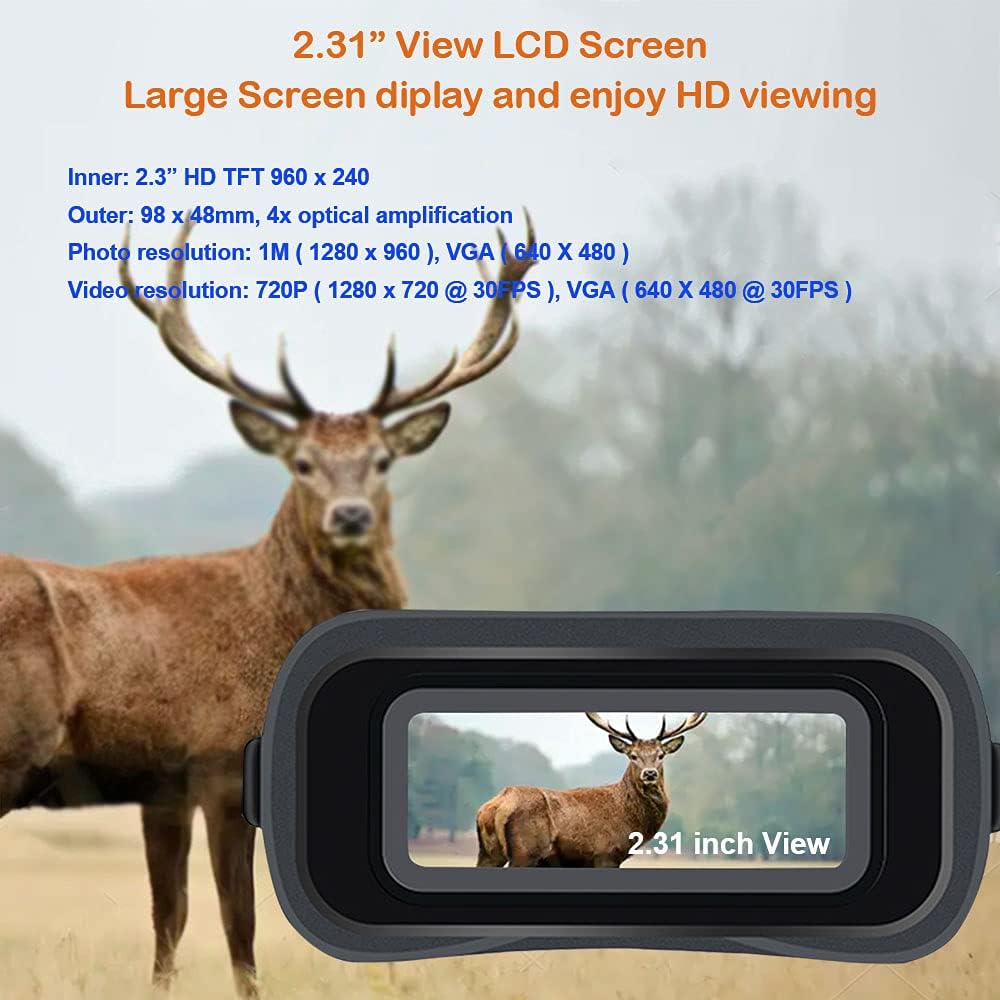 Digital Infrared Night Vision Binoculars with 32G Card H79993