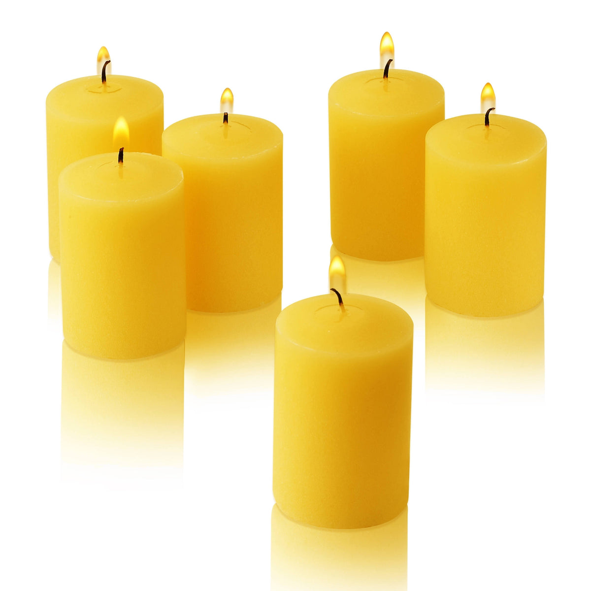 Yellow Votive Candles Set of 144 S978