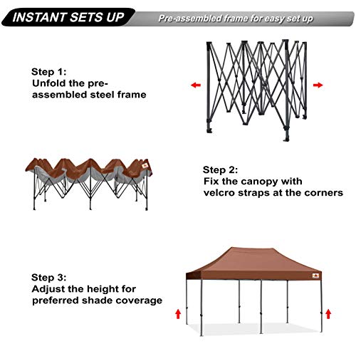 Patio Pop Up Canopy Tent 10x20 U667